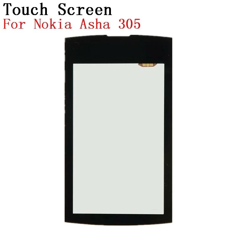RTBESTOYZ N305 Touchscreen For Nokia Asha 305 306 3050 Sensor Touch Screen Digitizer Front Glass | Мобильные телефоны и