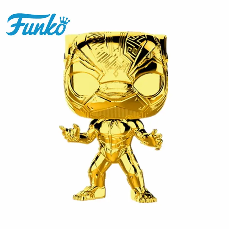 Виниловая кукла FUNKO POP Marvel на 10 ю годовщину Черная пантера подарок день рождения
