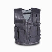 hot outdoor mesh breathable military cs combat vests adjustable multifunction light tactical vest training fishing hunting vests