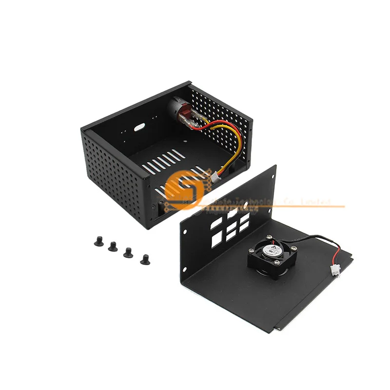 Raspberry Pi X820(X800) SSD и HDD плата хранения соответствующий металлический чехол/корпус+ выключатель питания+ вентилятор охлаждения комплект