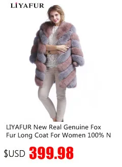 LIYAFUR 10 цветов Длинные натуральная натуральный Толстый синий Лисий Мех животных пальто России S зимние Роскошные пальт