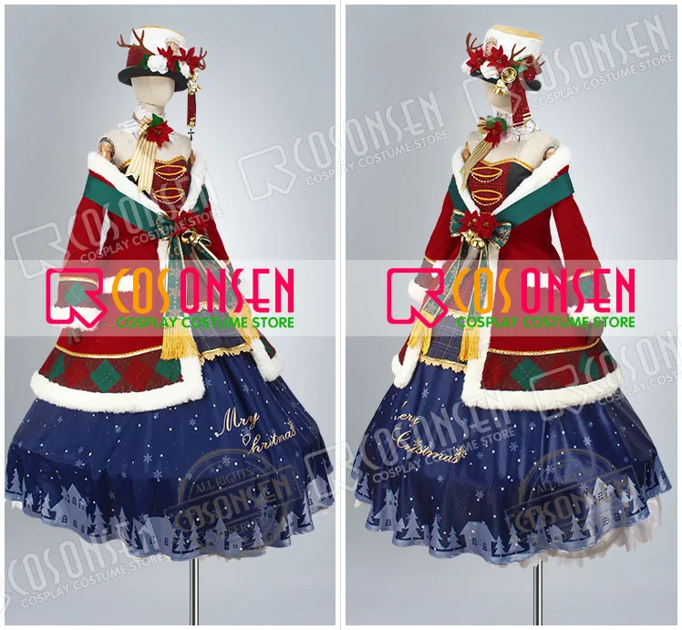 COSPLAYONSEN Love Live! Рождественский костюм для косплея Nozomi Tojo 2016 | Тематическая одежда и