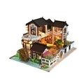 3D DIY Кукольный дом деревянные кукольные домики миниатюрный кукольный домик мебель набор игрушек для детей Взрослые подарок на день рождения