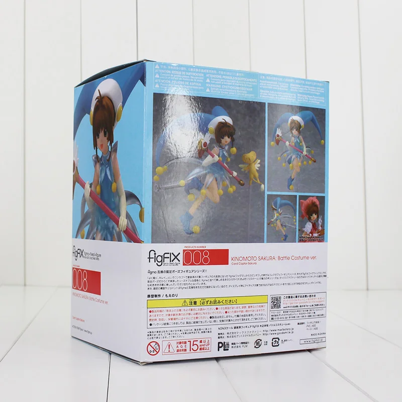 13 см карта аниме Captor Sakura FigFIX 008 Сакура КИНОМОТО: боевой костюм ver. ПВХ фигурка