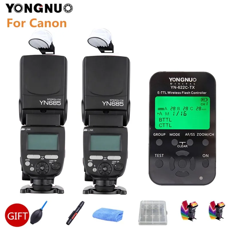 Беспроводная вспышка YONGNUO YN685C Flash Speedlight 2 4G HSS TTL Speedlite + стандартный триггер для