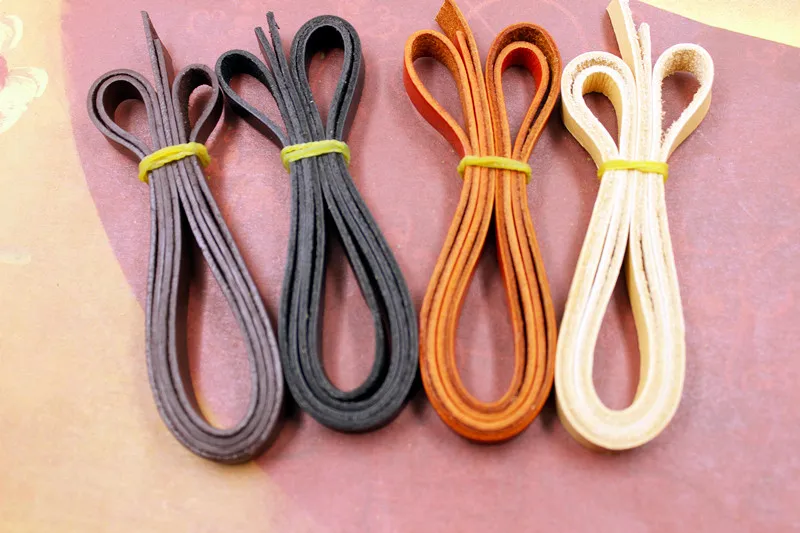 4 цвета 100% натуральная кожа плоские 10 мм нить/шнур/кружево/полоса толстые DIY
