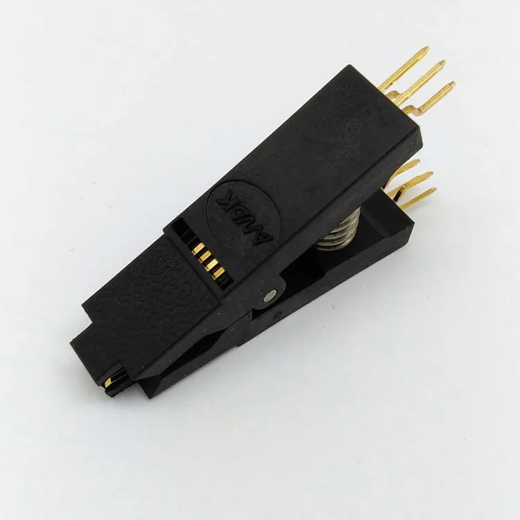 Биос SOP8 SOIC8 непосредственно тестовый зажим шаг 1,27 мм Универсальный 8-контактный неразборный чип Программируемый Зажим