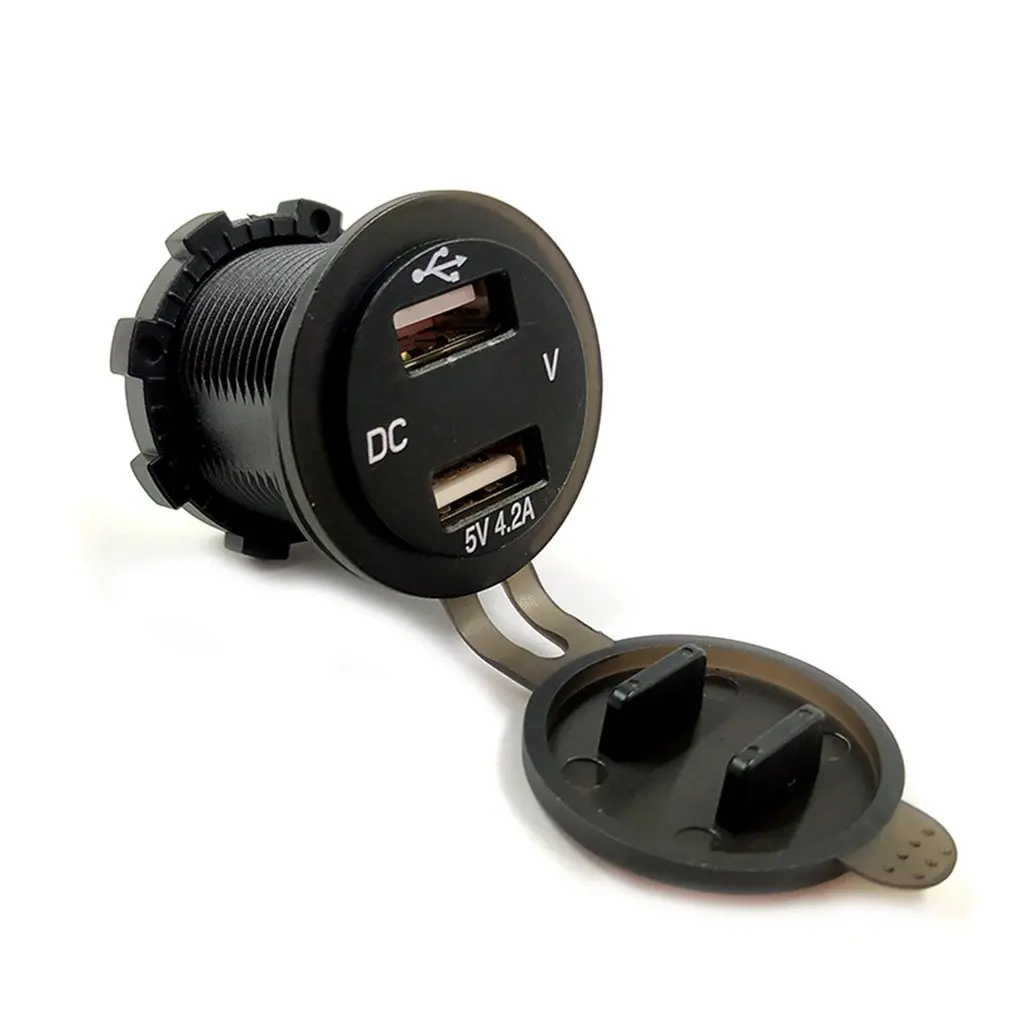 5V 2.1A Car Charger Charge Socket Dual USB Port LED Volt Display for Phone Tablet Navigator Fast Charging Adapter Universal |