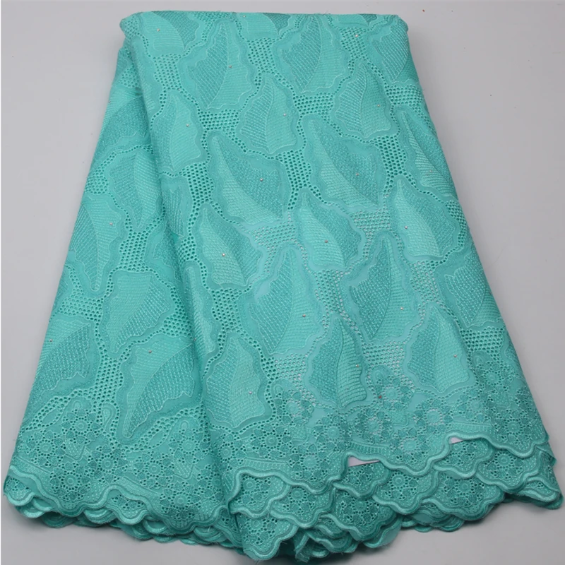 Синяя 2017 последнее поступление хлопчатобумажная швейцарская вуаль в