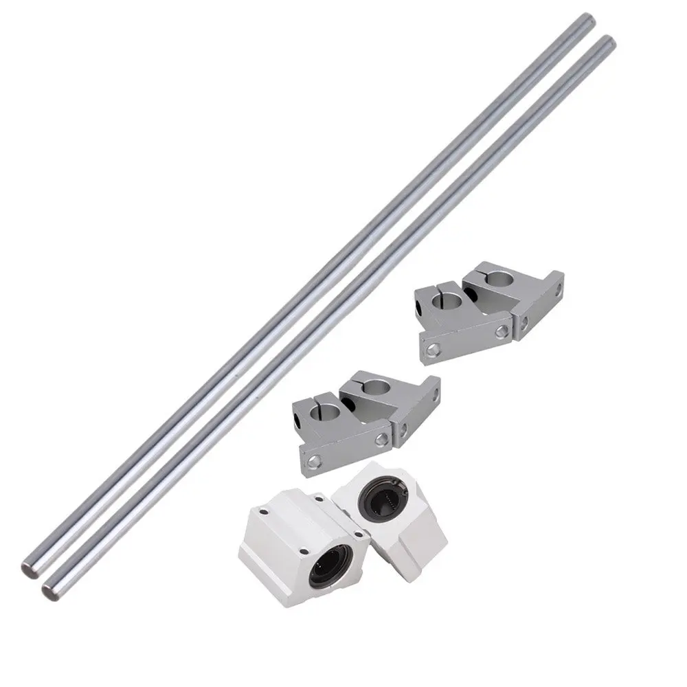 12 мм OD Liner Schiene линейный вал длина оптической оси 200 300 400 500 мм& SCS12UU CNC шариковые направляющие блоки SK12 набор поддержки из 8