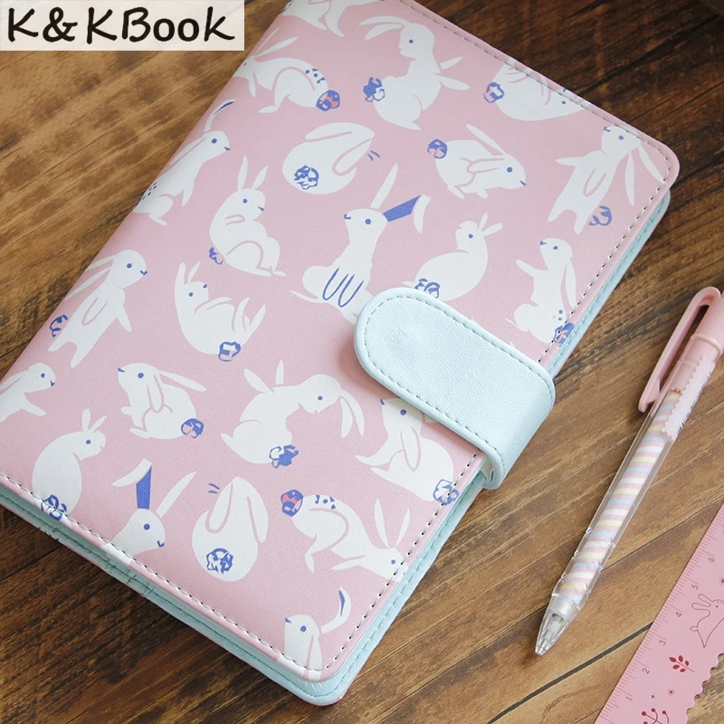 K & KBOOK KK008 креативный кожаный ноутбук A5 A6 свободный лист блокнот на спирали