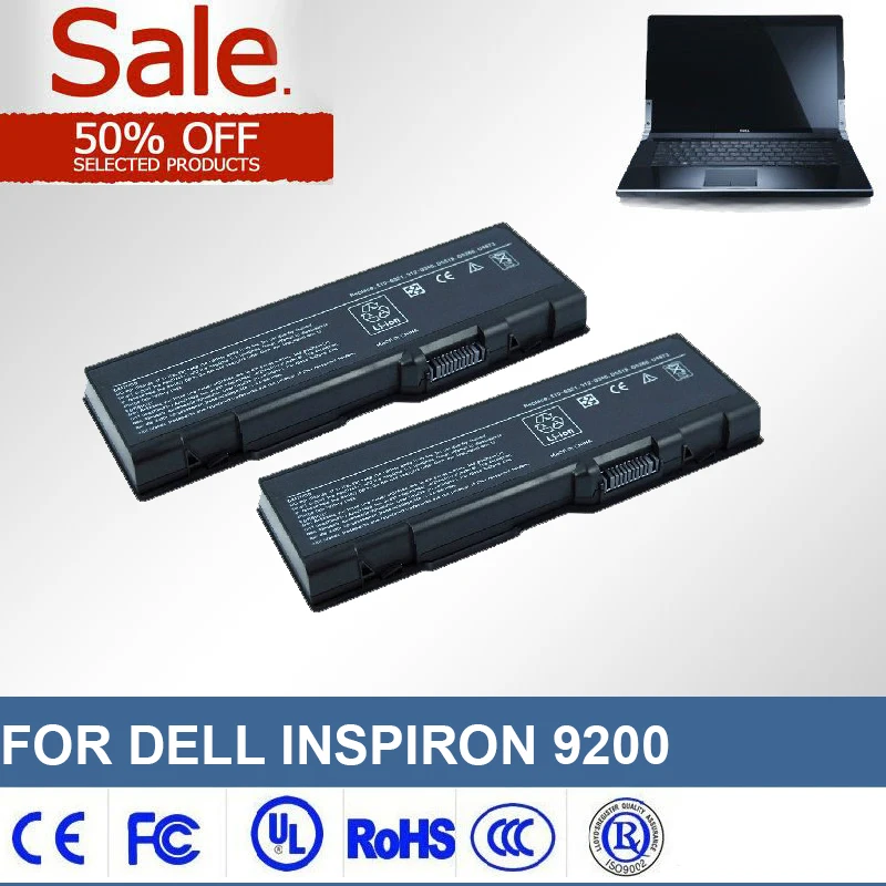 6600 мАч 9 Cell замена лэптоп аккумулятор для Dell INSPIRON 9200|battery charger sony handycam|laptop battery