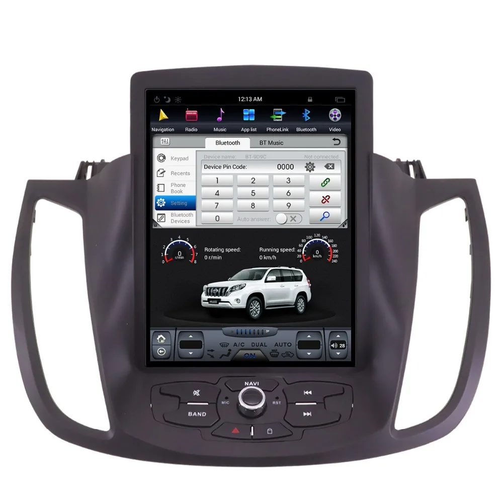 Android7 Tesla стиль автомобиля без CD dvd плеер gps навигация для Ford Kuga/Escape 2013 2017 Авто