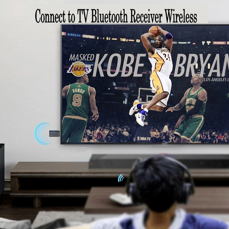 VAORLO Bluetooth адаптер 2 в 1 bluetooth приемник передатчик для ТВ ПК беспроводной стерео