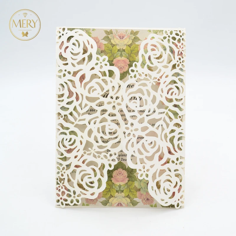 Новые идеи продукта 2018 органические лепестки роз лазерная резка ворота