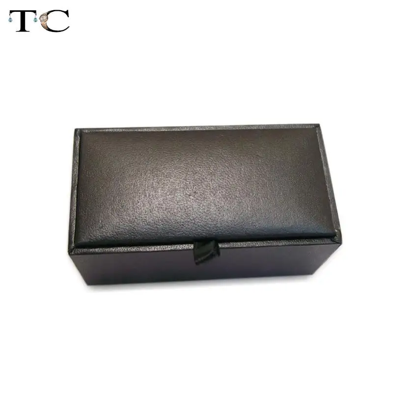 Модные брендовые новые 120 шт черные запонки коробки для ювелирных изделий