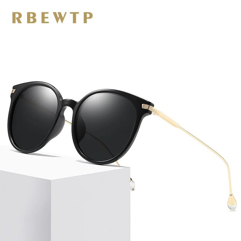 RBEWTP Дизайн Ретро Поляризованные Солнцезащитные очки женские зеркальные для