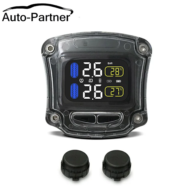 M3-B беспроводная система контроля давления в шинах для мотоциклов TPMS реальном