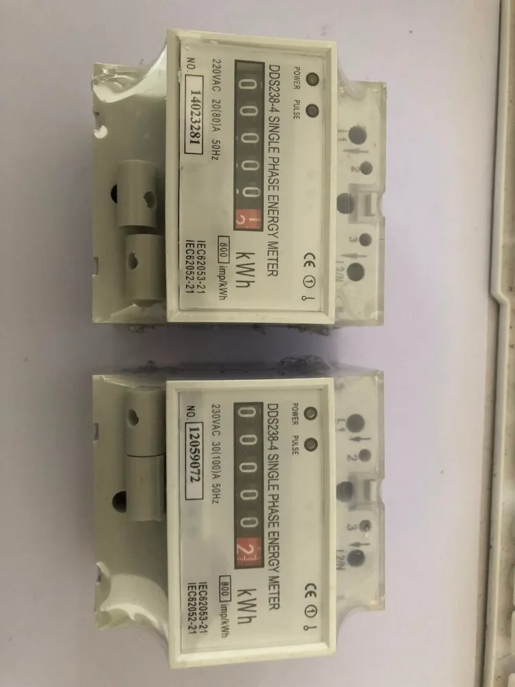10 (40) A din рейка kwh метр 220 В/230 В 50 Гц однофазный Аналоговый механический регистр шаг