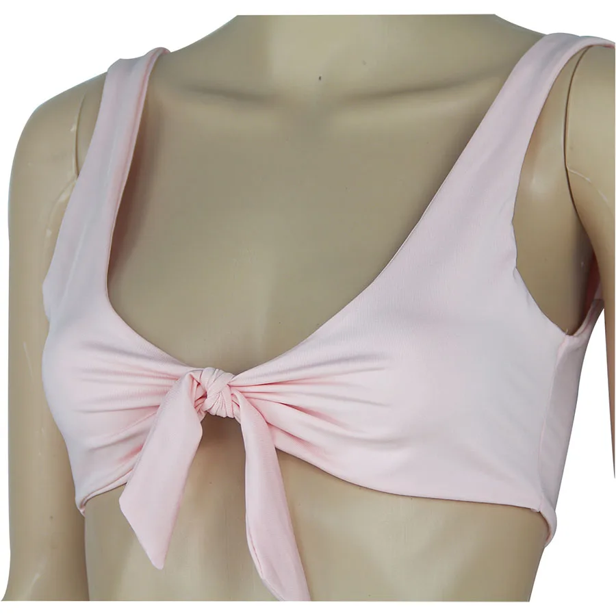 Pacento Комплект бикини сексуальные Новинка; Лидер продаж бикини сплошной купальник Для женщин Высокая талия черный из двух предметов Купальники для малышек женский Размеры XL сайт plavky