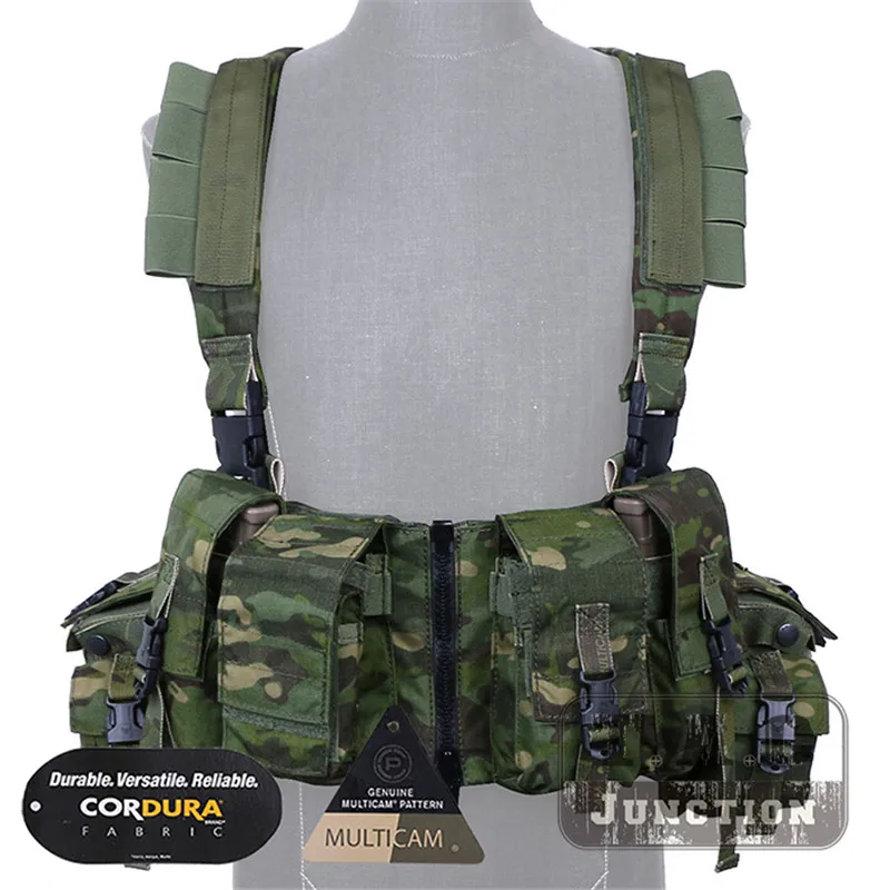 MCTP Emerson тактическая LBT-1961A-R нагрудная установка с застежкой-молнией и M4 Magazine Mag сумки - Цвет: MCTP