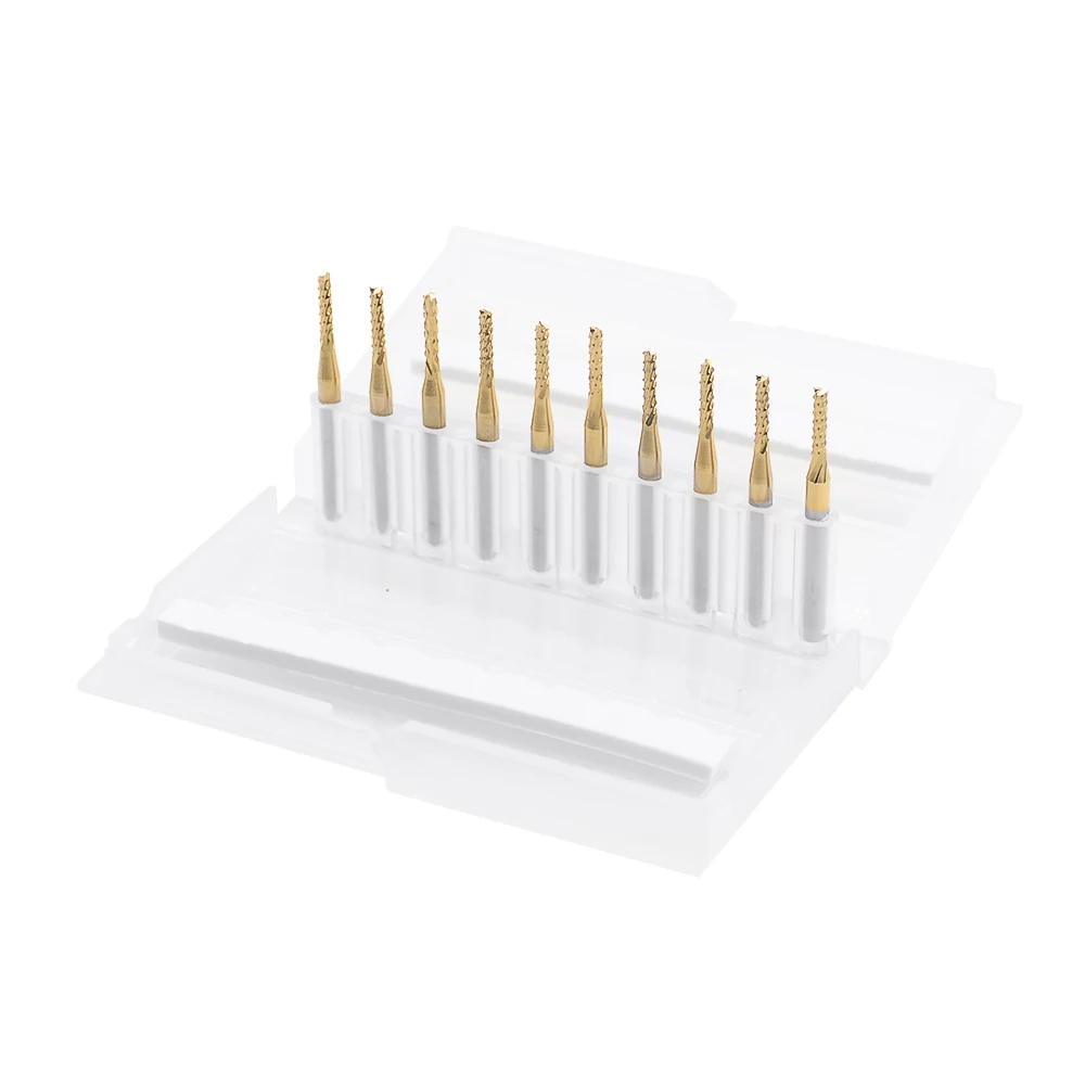 10pcs/lot 2.0mm milling cutter Titanium Nitride Coated Carbide PCB CNC 1.0mm 1.5mm 2.5mm 3.0mm 0.8mm 1.6mm 1.2mm | Инструменты