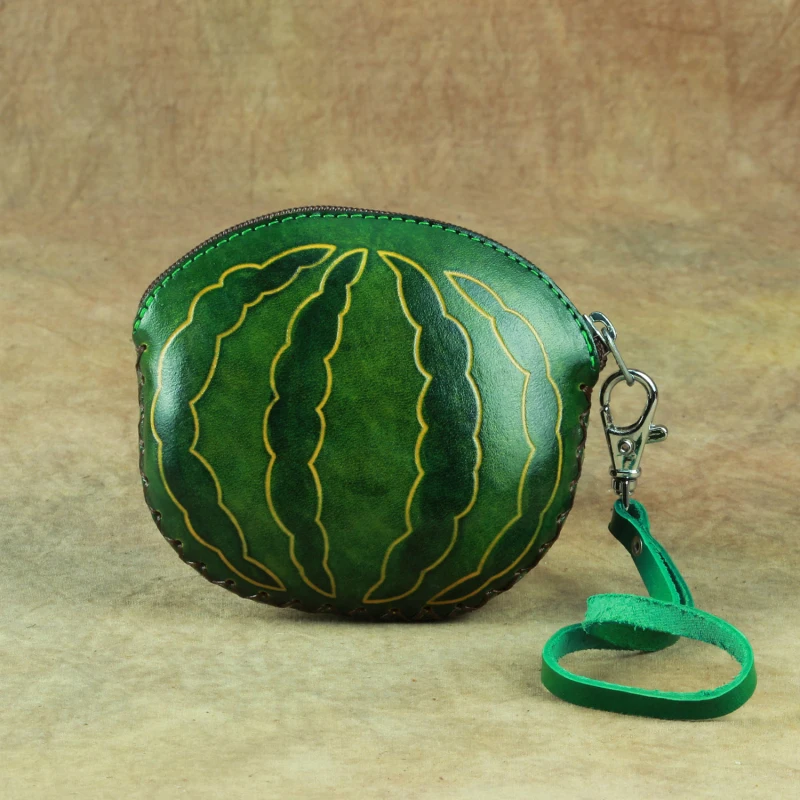 Модные мужские и женские бумажники полный Забавный мультяшный маленький арбуз