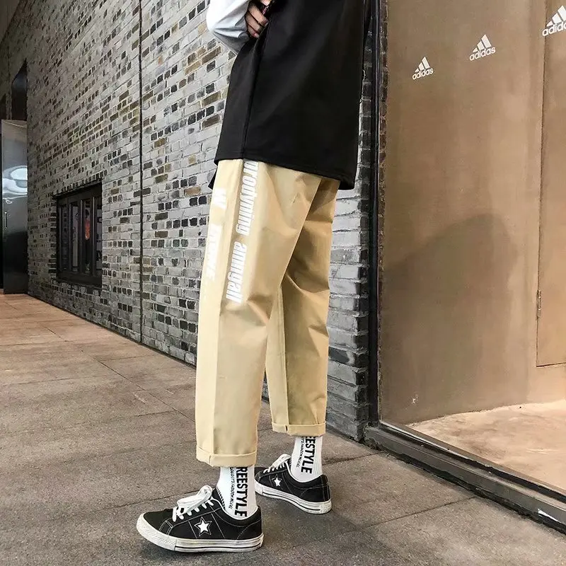 

Loose Fashion Men's Cool Pants Pocket Men Cool Joggers Pants Trousers Men Streetwear