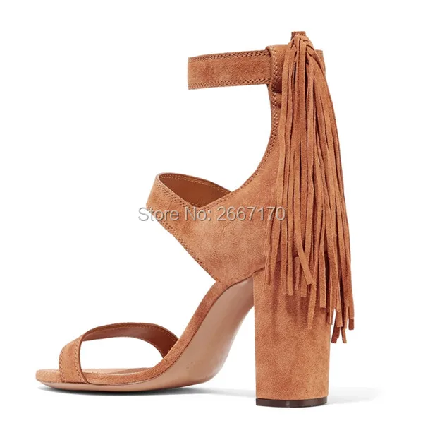 LTTL/женские сандалии гладиаторы с кисточками женская летняя обувь ремешками и