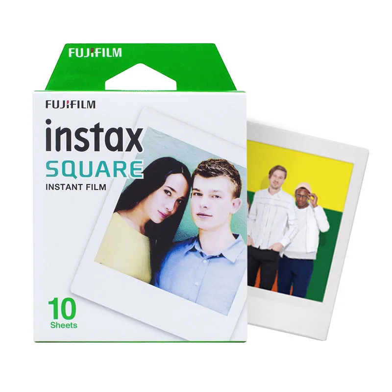 10 листов Fujifilm Instax квадратная пленка белая краевая фотобумага для SQ10 гибридная