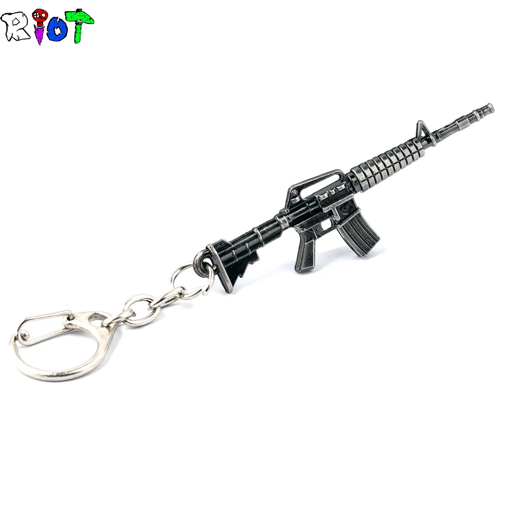 6 см CSGO AK 47 винтовочный пистолет модель оружия брелок с рисунком из игры CF Cross Fire Arms