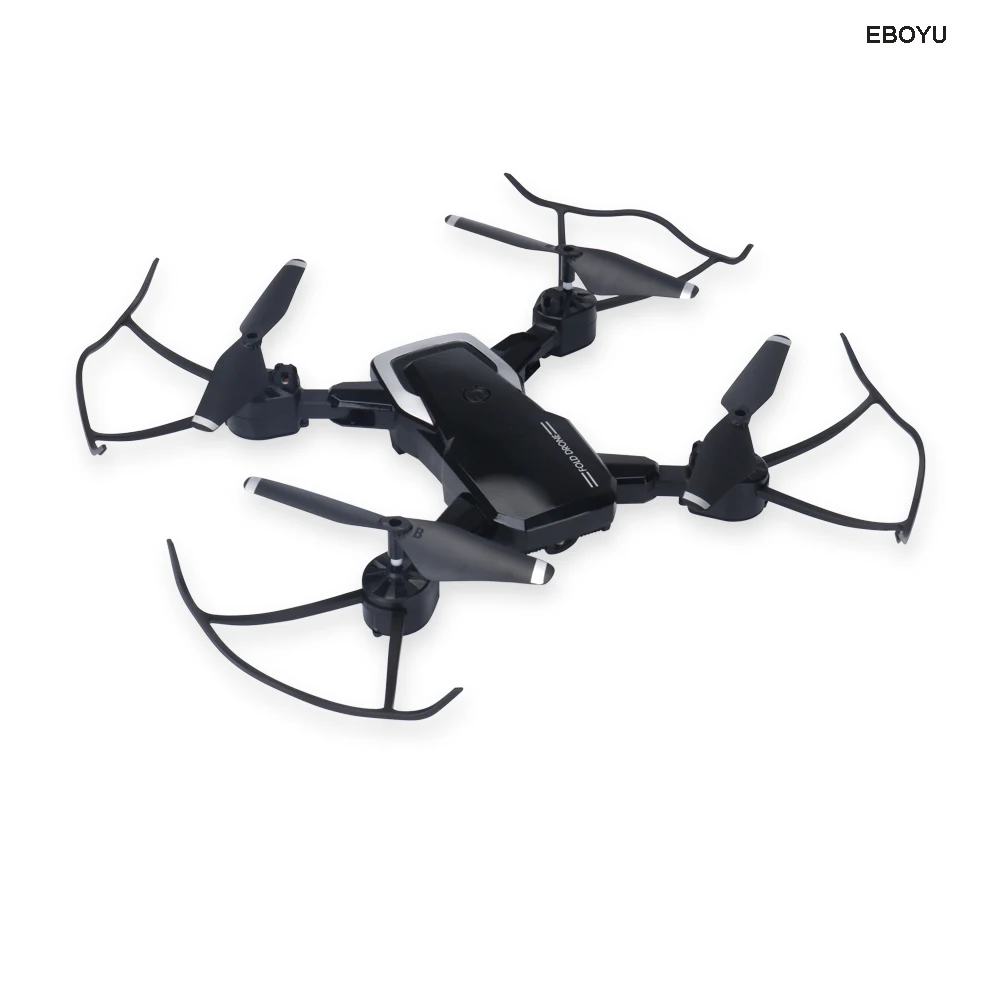 

EBOYU LF609 2.4Ghz 4CH Fold Drone 2.0MP / 0.3MP WiFi FPV RC Drone Altitude Hold Headless Mode One Key Return RC Quadcopter RTF