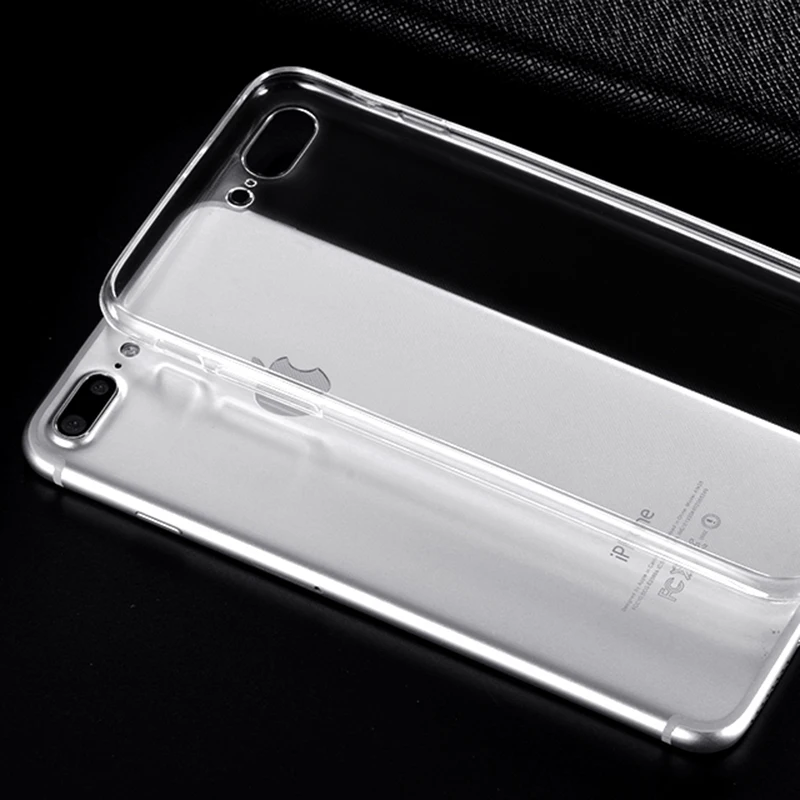 Clear Soft TPU Case for iPhone 6 6s Plus 7 Transparent Original Ultra Thin Silicone Phone Back Cover |
