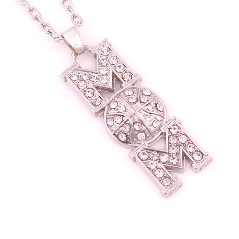 2019 Спортивная Тема украшения Стразы Серебряный тон Подвеска очаровательное