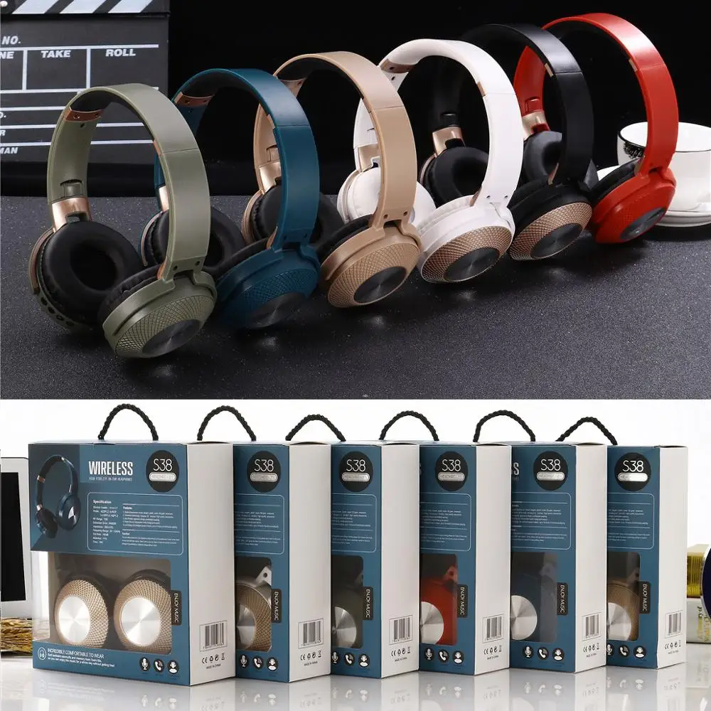 MRSVI Active шумоподавление беспроводные наушники Bluetooth гарнитура S38 с супер HiFi