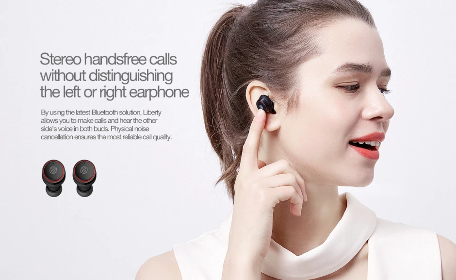 NILLKIN TWS беспроводные наушники Bluetooth 5,0 спортивные наушники-вкладыши для Xiaomi Redmi Note 7 Mi 9 iPhone Samsung Huawei гарнитура