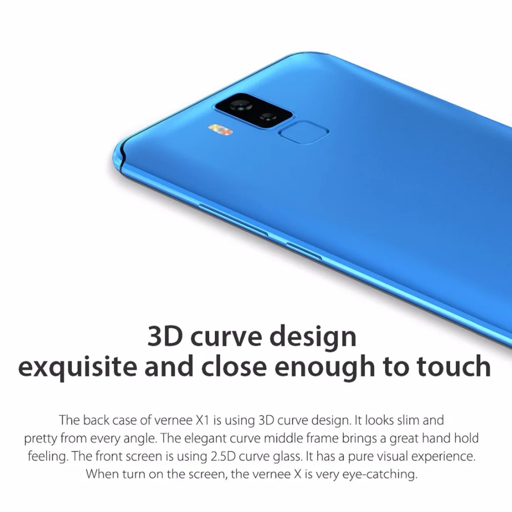 Vernee X1 Android 7 1 мобильный телефон 6 дюймов MT6763 Восьмиядерный 6G Оперативная память 64G