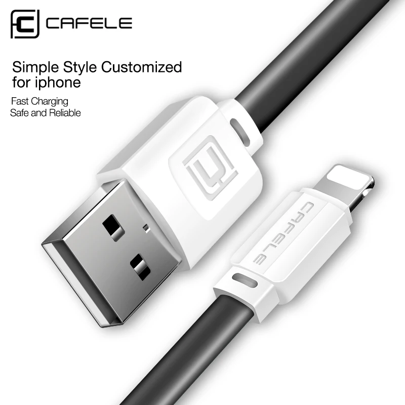 CAFELE USB кабель для iPhone X 10 8 plus зарядный быстрое зарядное устройство IOS 7 6s 5s iPad