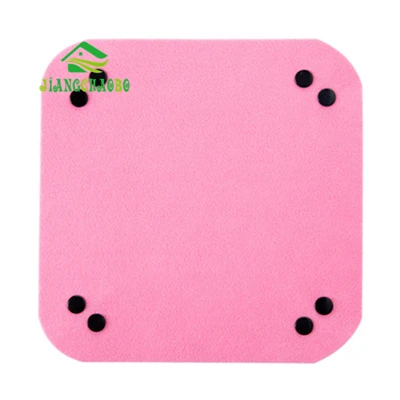 Pink Jiangchaobo ткань чувствовал хранения Настольный ящик для хранения мусора офисные Гостиная Кофе стол удаленного Управление коробка для хранения - Цвет: Pink