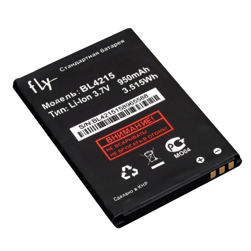 Новое производство запасной аккумулятор 950mAh для Fly BL4215 умный мобильный телефон +