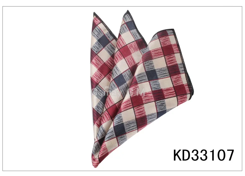 KD33107 Мужские карманные квадратные Цветочные носовые платки для костюмов 23 см* 23 см носовые платки для мужчин и женщин Брендовые костюмы карманные полотенца носовой платок - Цвет: KD33107