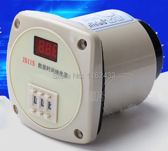 JS11S-3 DPDT AC 220V on-delay с SPDT мгновенное реле времени контакта серии JS11S 220VAC таймер