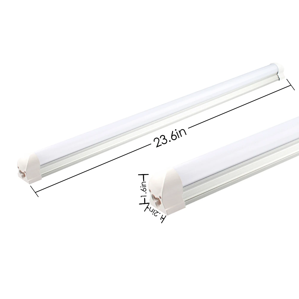 B2cLED СВЕТОДИОДНЫЕ Трубки T8 Интегрированы 600 мм Разъем Переключателя 48 Светодиодов