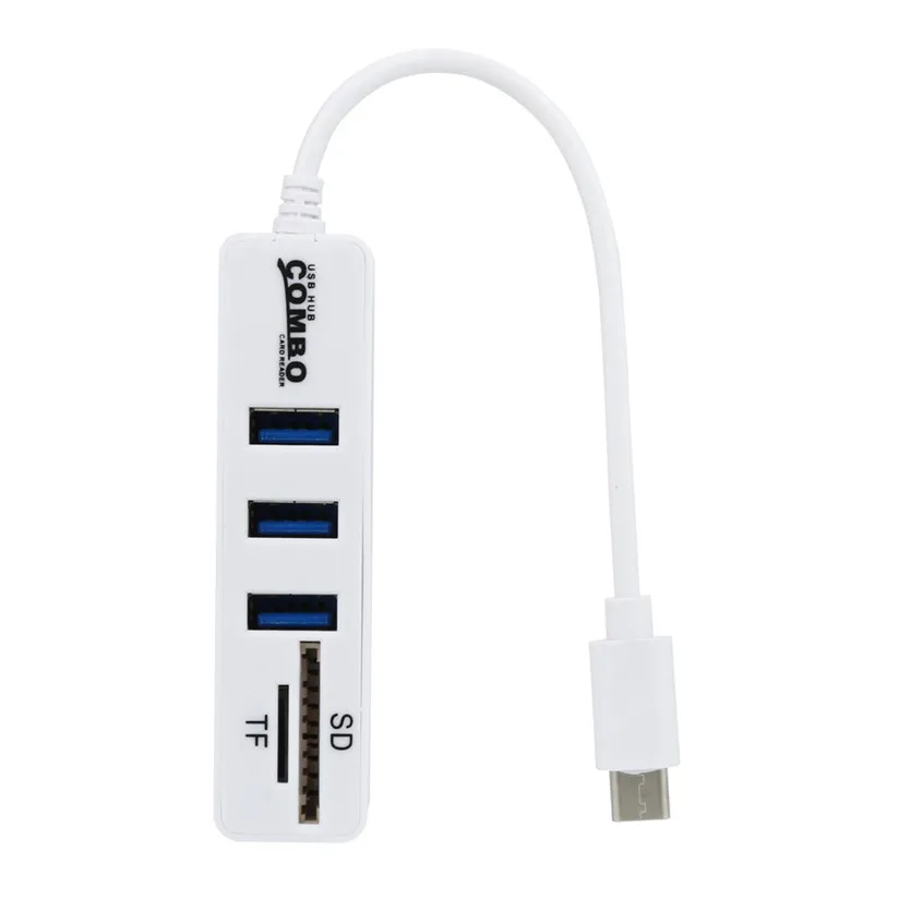 OMESHIN usb-хаб 2 в 1 Type-C OTG USB 0 концентратор разветвитель комбинированный 3 порта и SD/TF