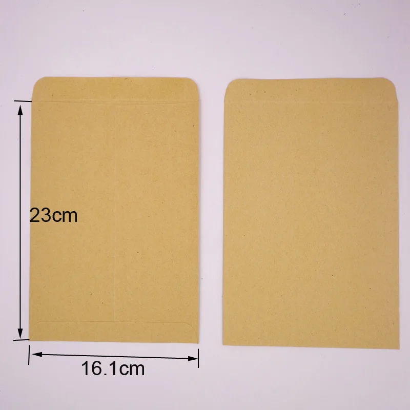 4 размера 17,5x12,5 см; 22x11 см; 23x16,1 см; 23x12 см 20 шт винтажные пустые крафт-конверты простые крафт-пакеты мини-бумажные вечерние подарочные пакеты