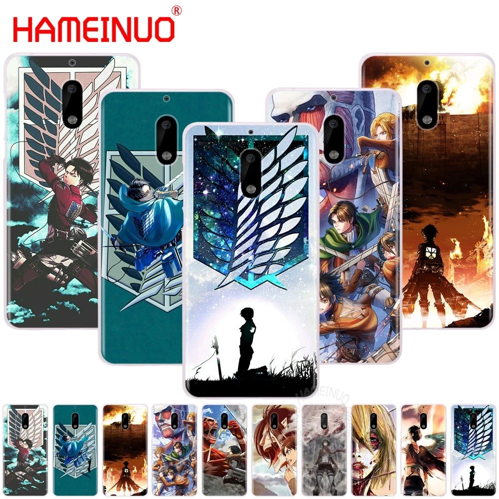 HAMEINUO аниме японский атака на Титанов Чехол для телефона Nokia 9 8 7 6 5 3 Lumia 640 640XL