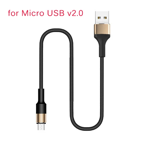 for Micro USB Gold CANDYEIC Micro USB TYPE-C 3 в 1 USB кабель для IPhone 8 X samsung S10 Xiaomi 9 Redmi K20Pro OnePlus 7 6 телефонный провод зарядное устройство - Цвет: for Micro USB Gold