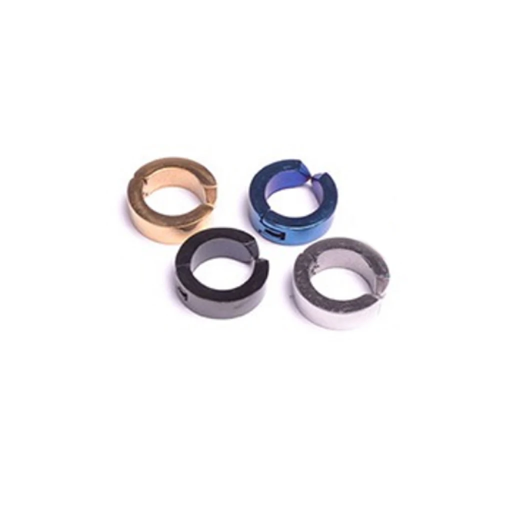 Крутые серьги из нержавеющей стали черные синие золотые гвоздики для