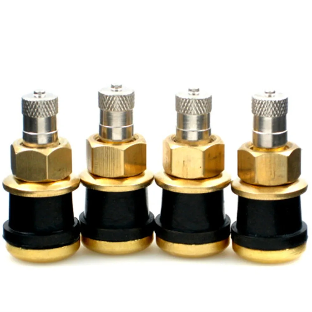 

4pcs Straight Brass Truck Valve Stem 1 1/4" .625" TR575