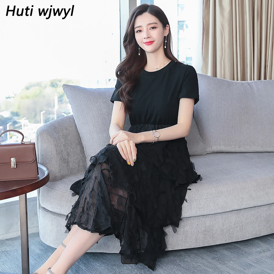 2019 Элегантный вечерние партии Vestidos белый пляжный Сарафан Плюс размеры Новые летние Винтаж Черный